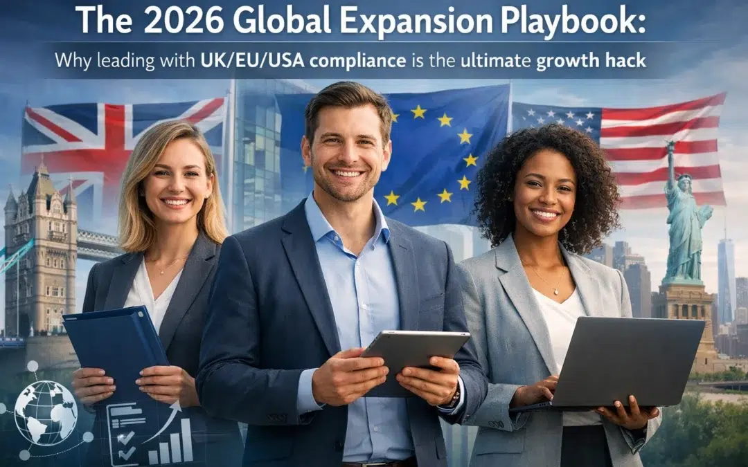 The 2026 Global Expansion Playbook: Why leading with UK/EU/USA compliance is the ultimate growth hack