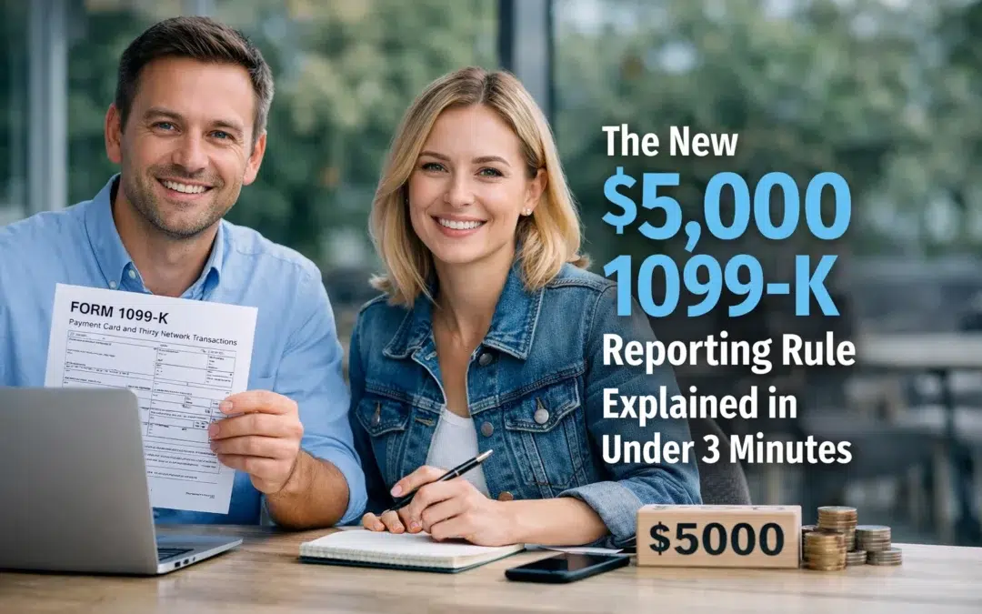 The New $5,000 1099-K Reporting Rule Explained in Under 3 Minutes